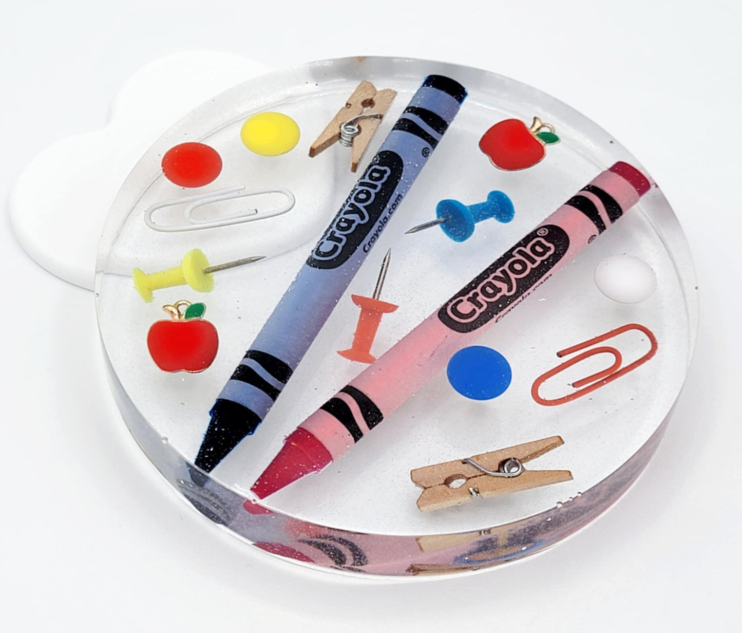 Teacher Gifts Resin Coaster Paper Weight Decoration