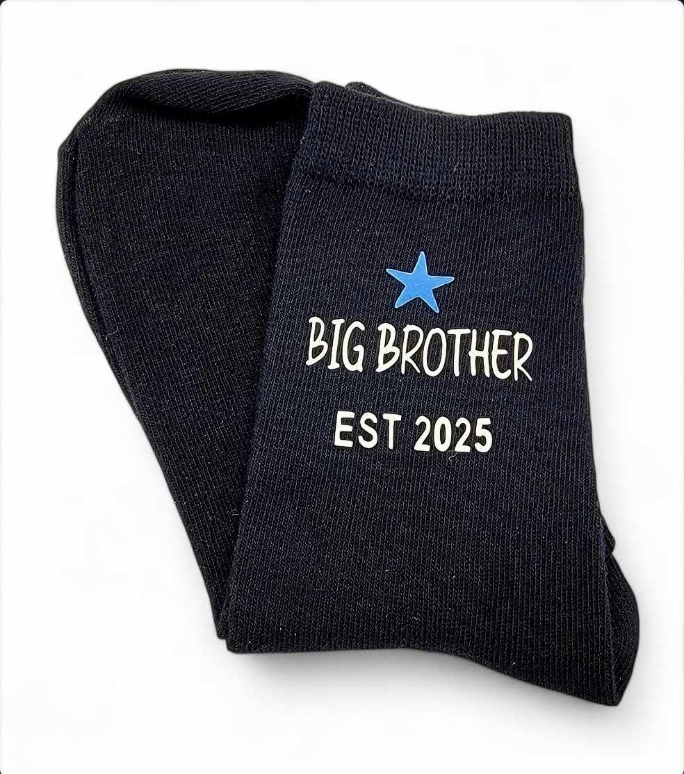 Big Brother Big Sister Gift Socks Keepsakes For All The Family