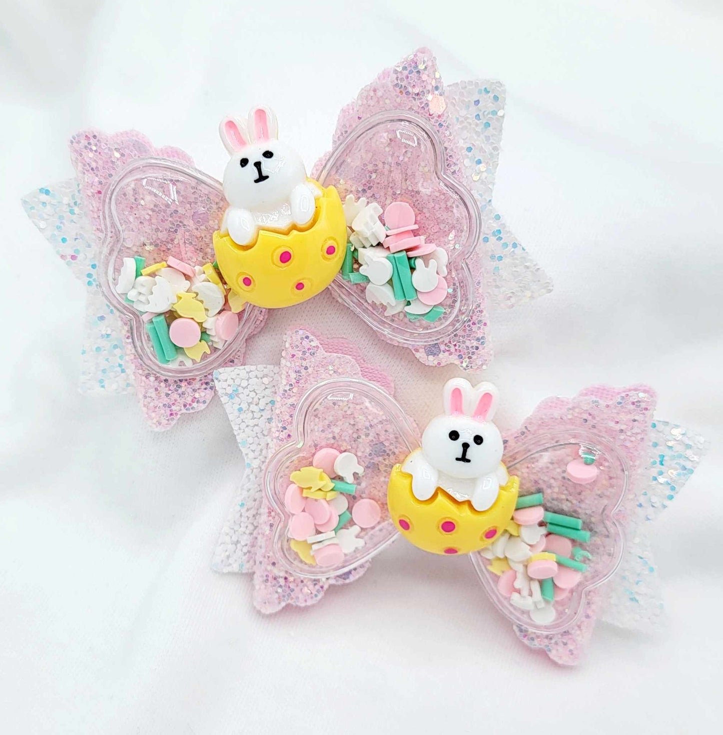 Easter Hair Bow Clips