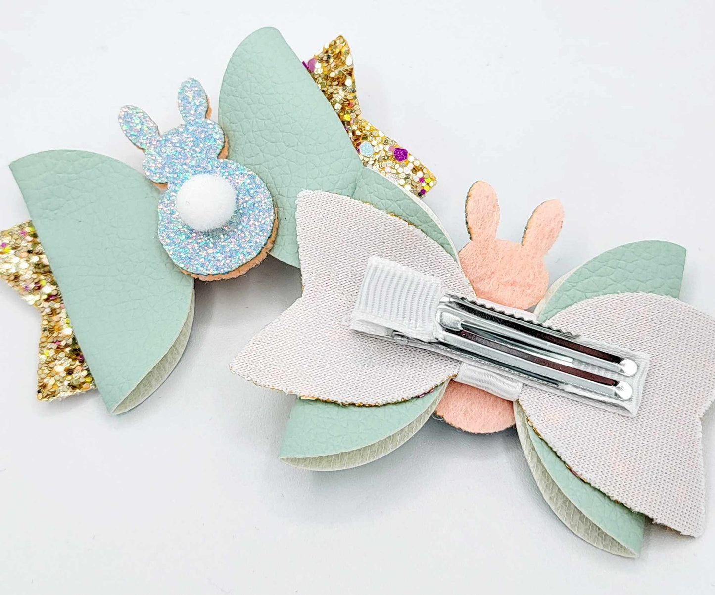 Easter Hair Bow Clips
