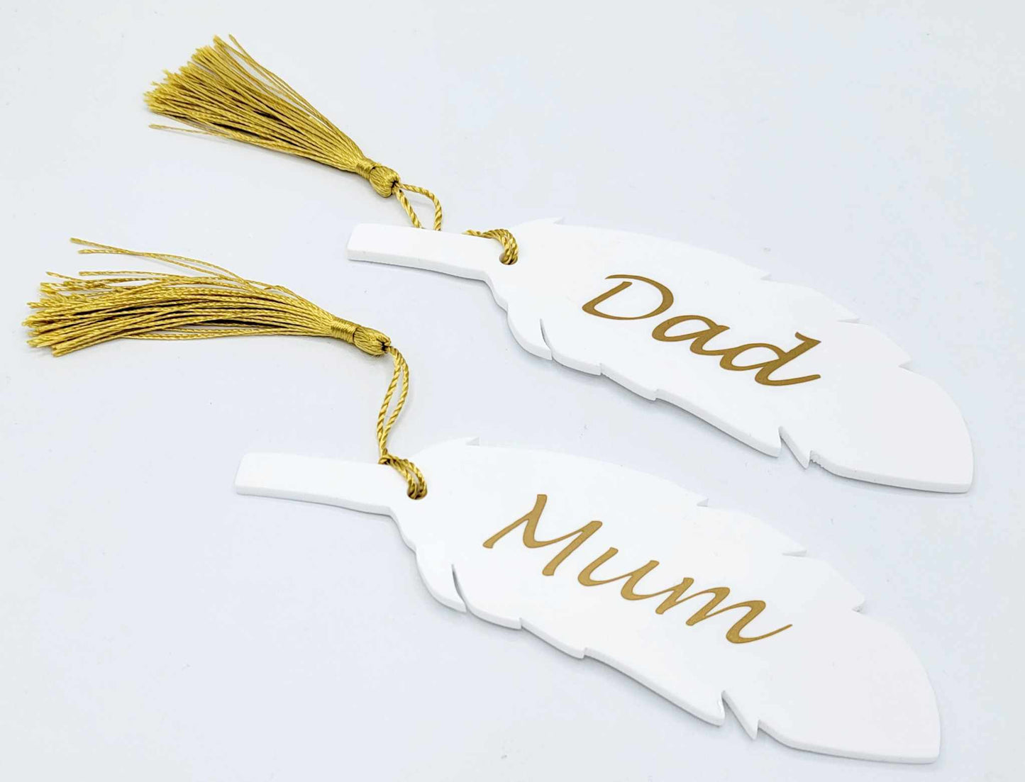 Personalised memorial feather, Feathers appear when loved ones are near Hanging ornament, Memorial ornament, Bereavement gift