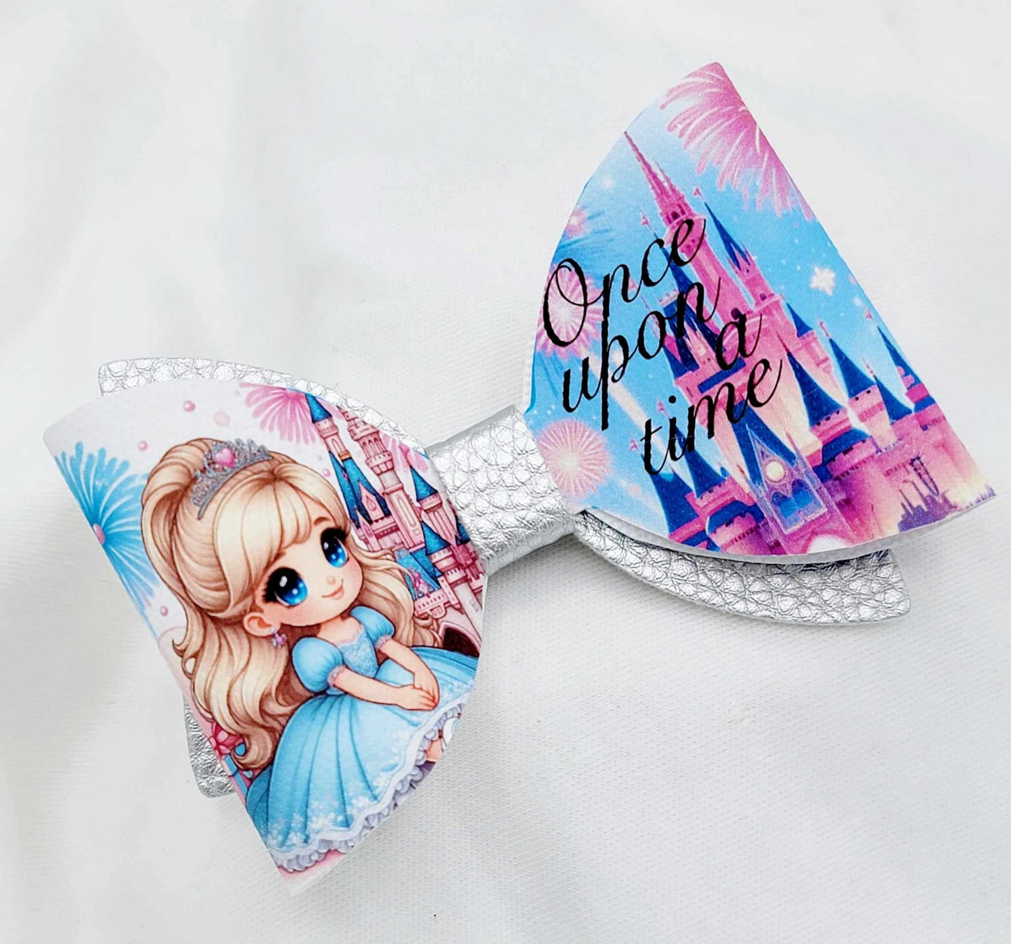 Handmade World Book Day Hair Bow Clips Pair of 2
