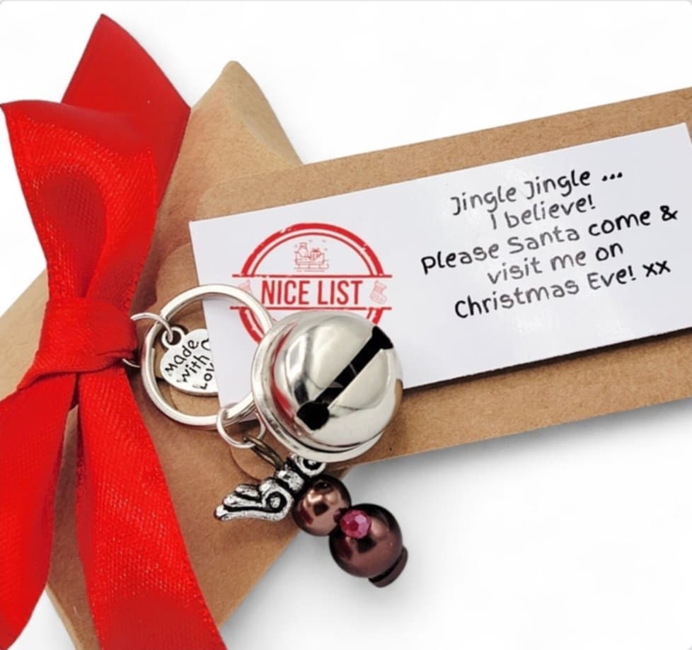 FIVER FRIDAY TWO FOR £5!! ... Christmas Jingle Bell Gift I Believe in Santa Polar Express - Elf - Santa Claus