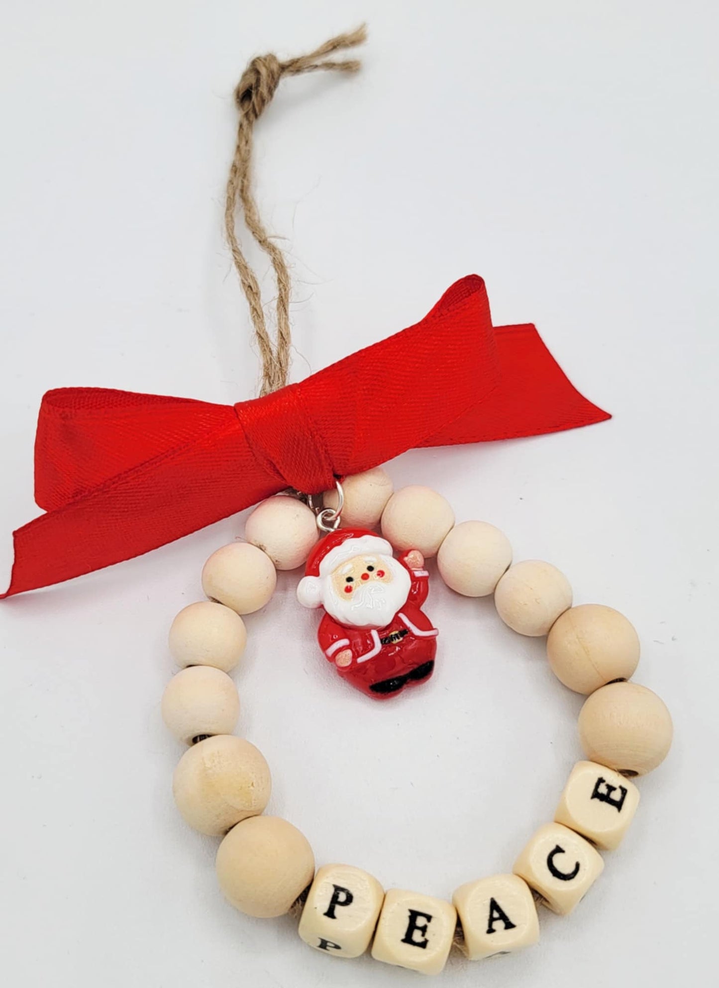 Handmade Wooden Christmas Hanging Decorations