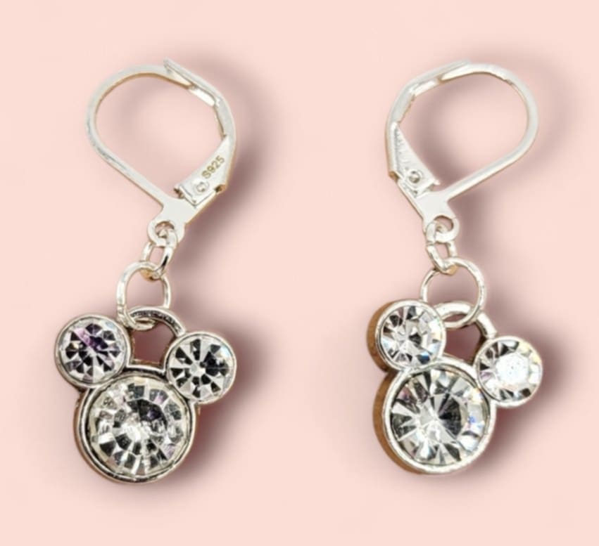 DISNEY INSPIRED EARRINGS Silver One Pair