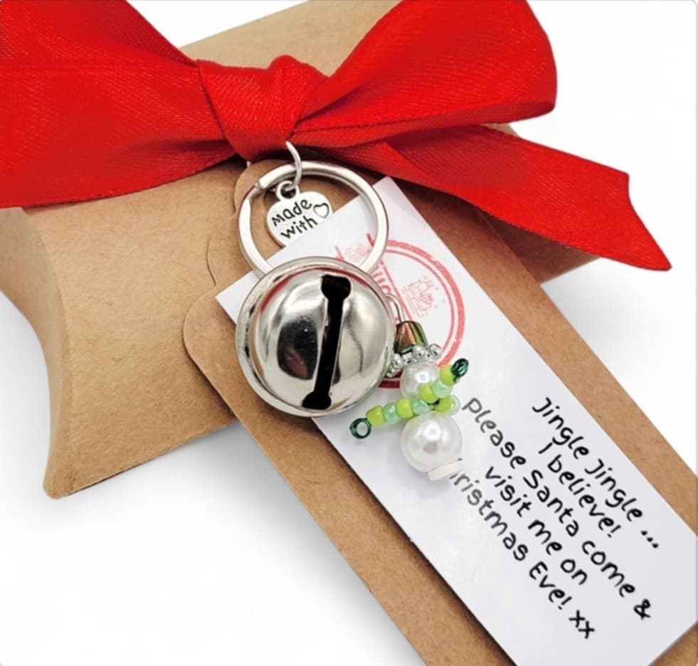 FIVER FRIDAY TWO FOR £5!! ... Christmas Jingle Bell Gift I Believe in Santa Polar Express - Elf - Santa Claus