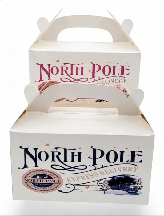FIVER FRIDAY OFFER CHRISTMAS SWEET / GIFT BOXES NORTH POLE 3 SETS AVAILABLE