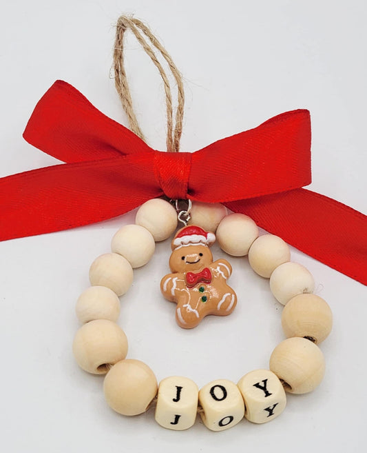Handmade Wooden Christmas Hanging Decorations