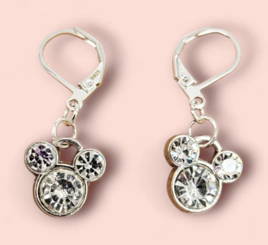 DISNEY INSPIRED EARRINGS Silver One Pair